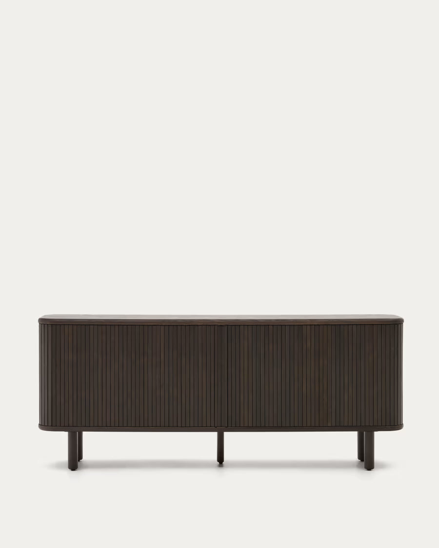 Mailen 2 Door Sideboard in Ash Veneer in Dark.