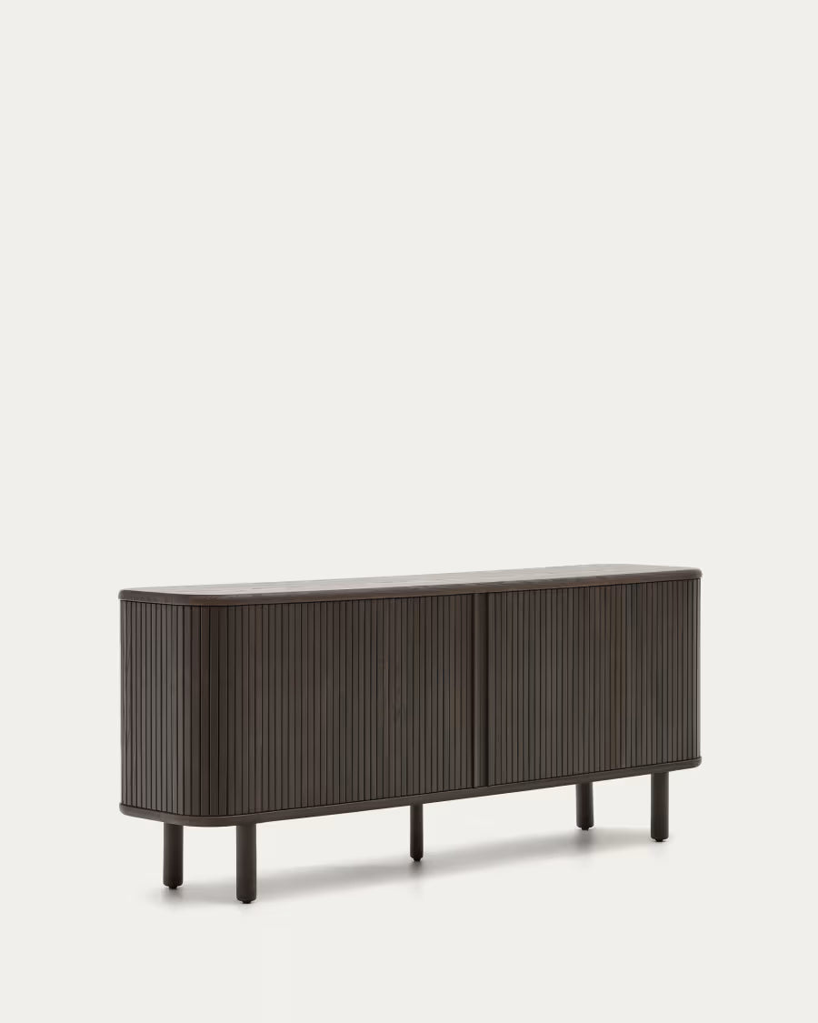 Mailen 2 Door Sideboard in Ash Veneer in Dark.
