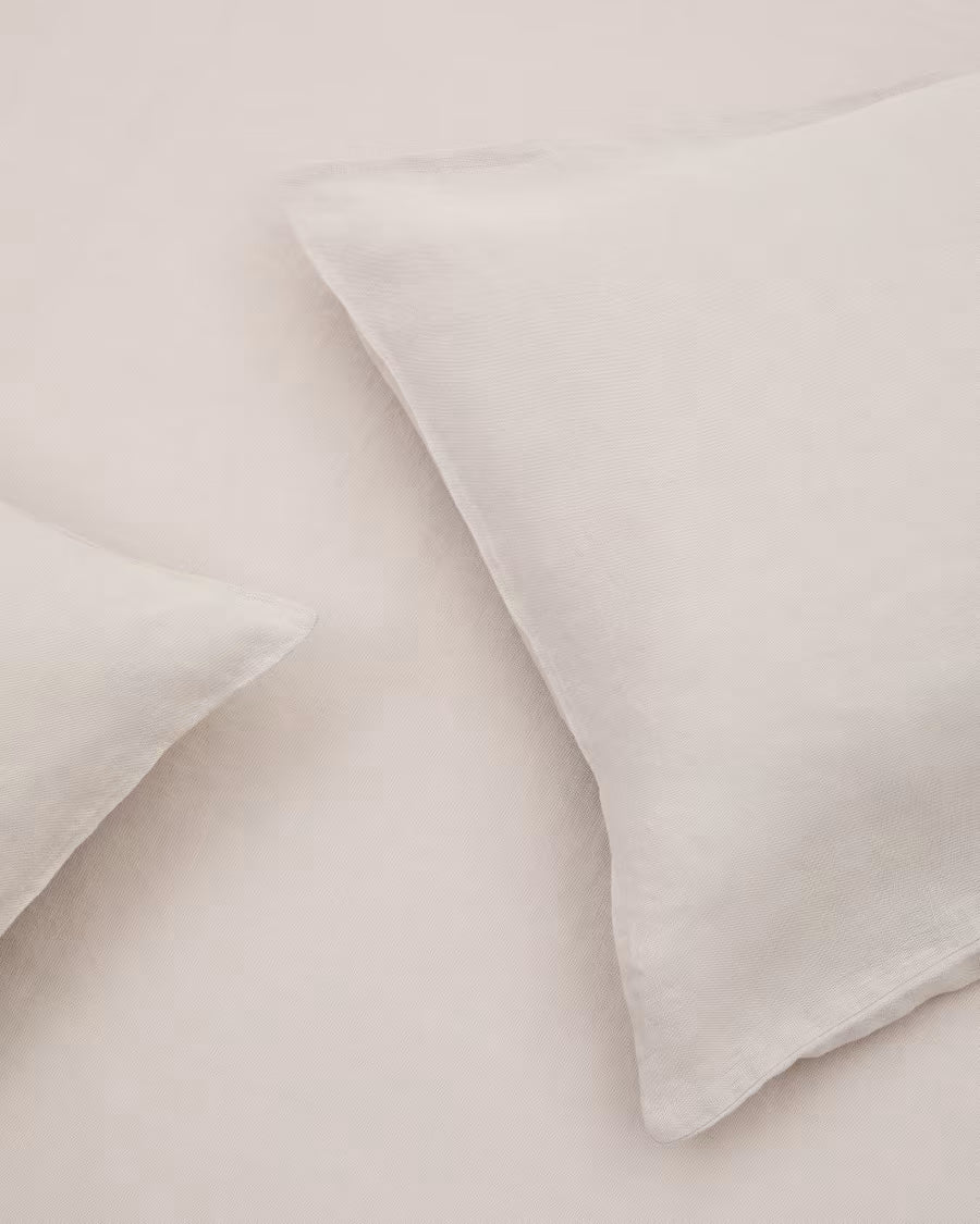 Simmel grey# cotton and linen duvet and pillow cover set# 180 cm bed