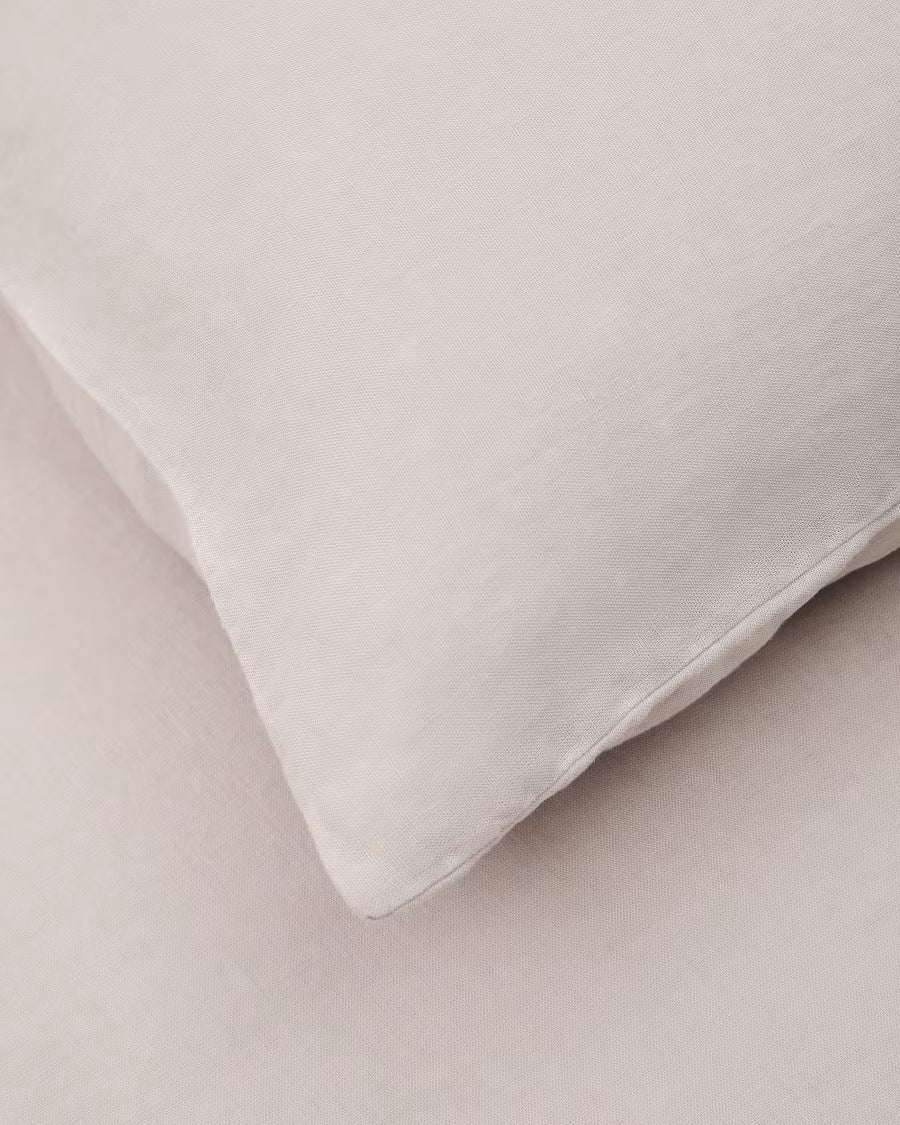Simmel grey# cotton and linen duvet and pillow cover set# 180 cm bed