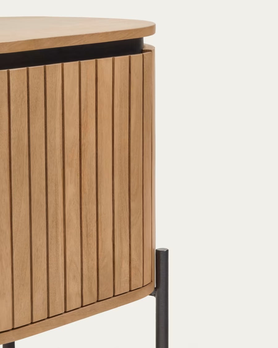 Licia Mango Wood Bedside Table
