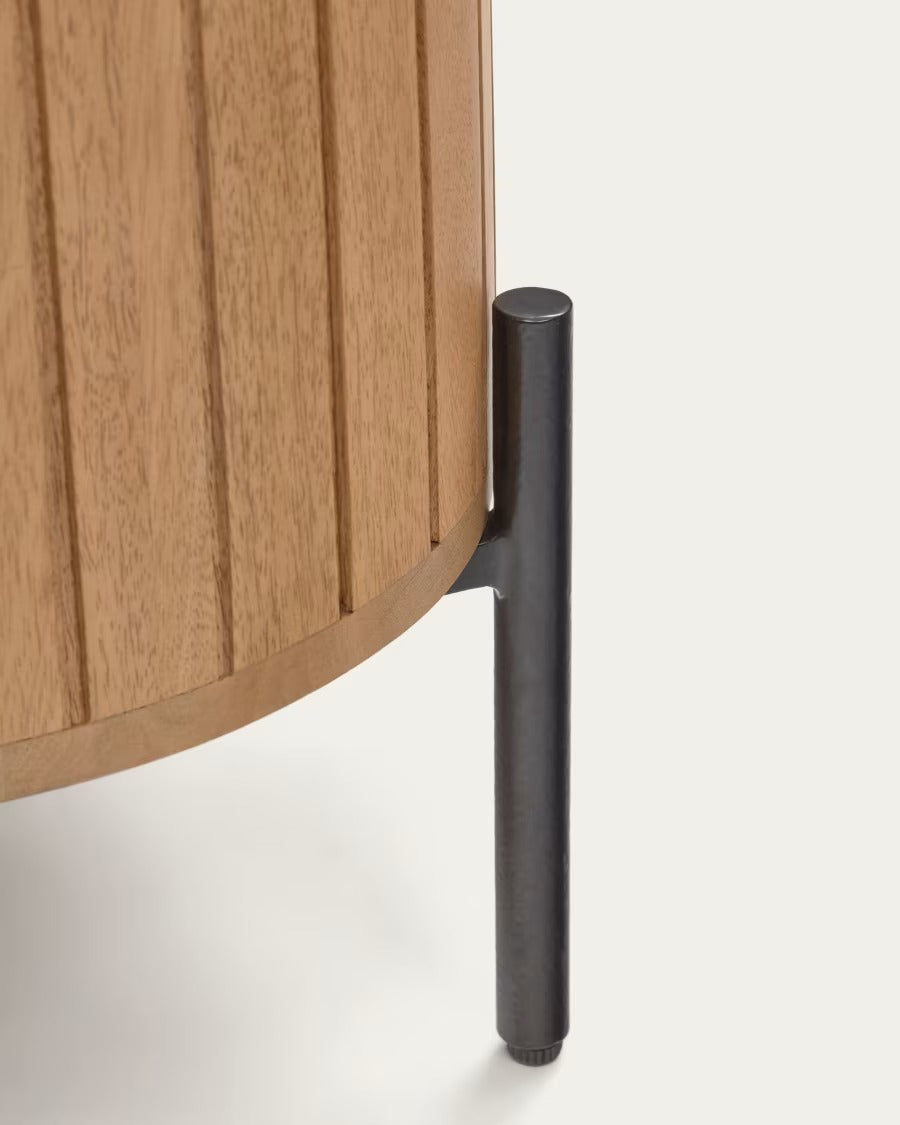 Licia Mango Wood Bedside Table