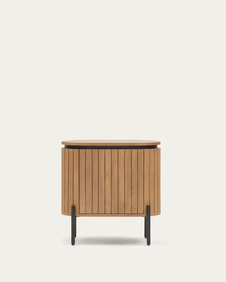 Licia Mango Wood Bedside Table