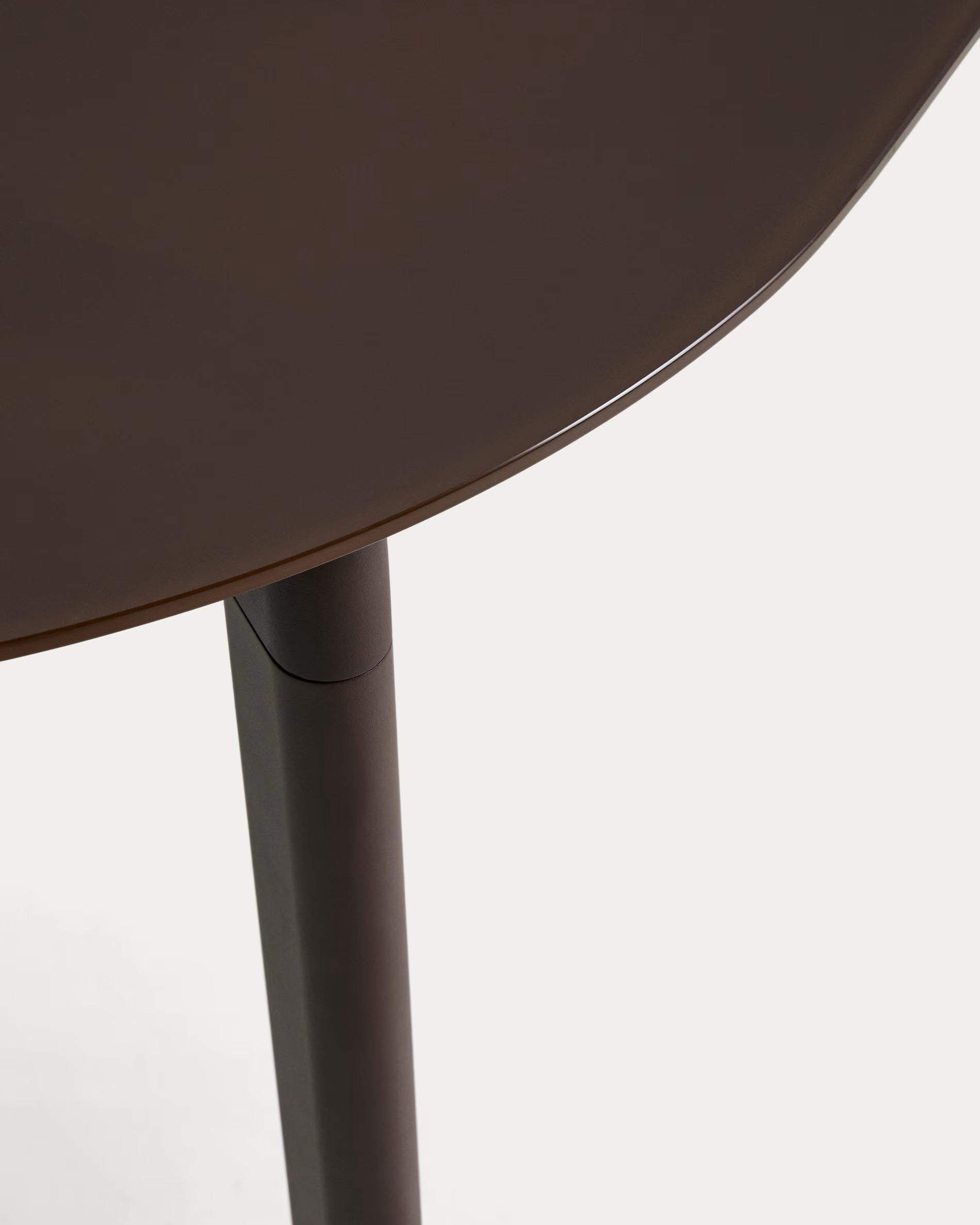 Erice oval table brown 230x100 cm