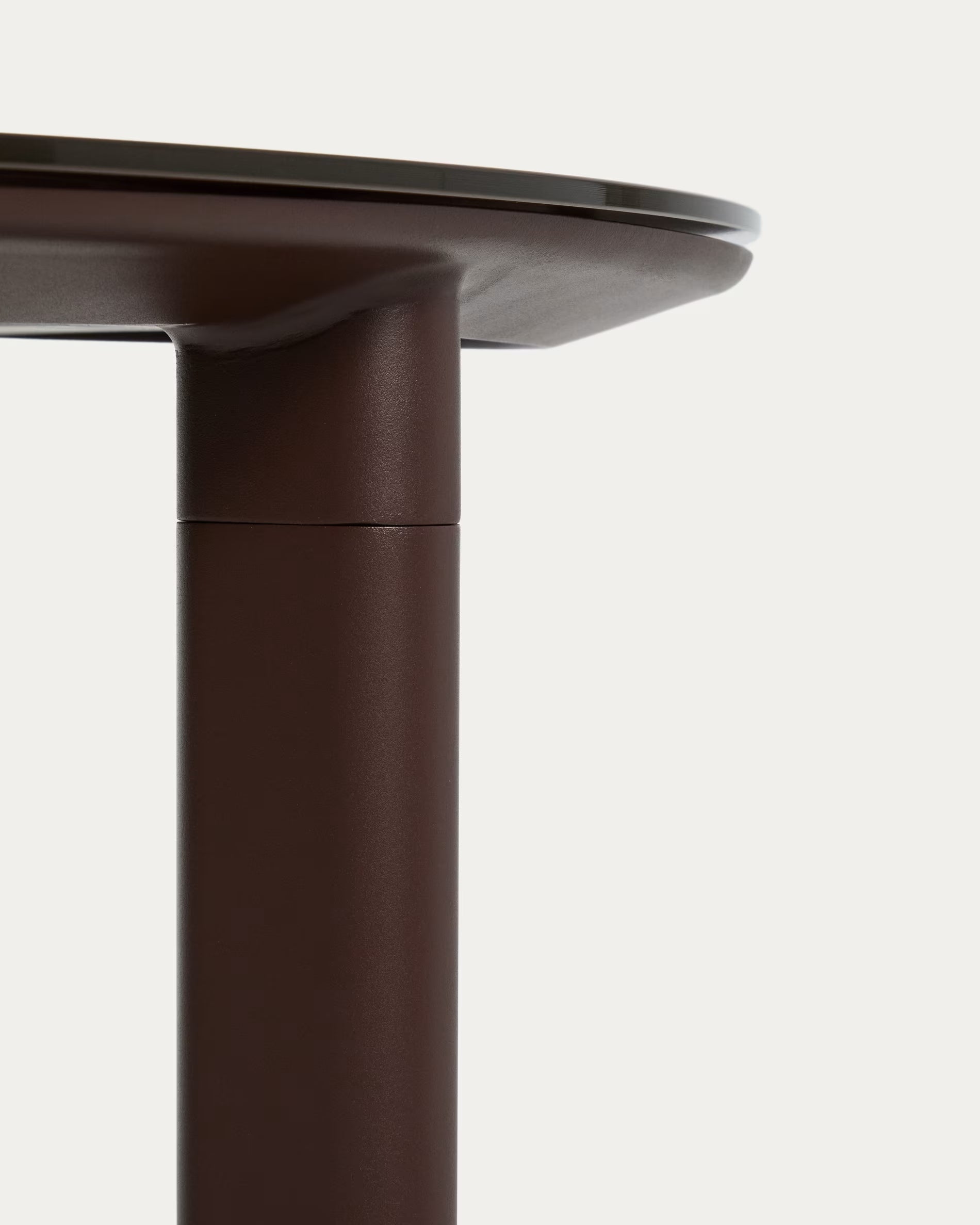 Erice oval table brown 230x100 cm