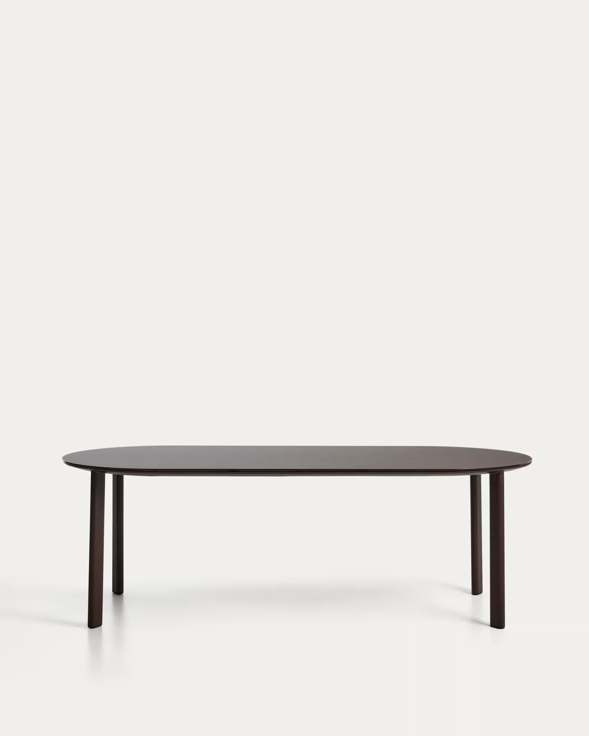 Erice oval table brown 230x100 cm