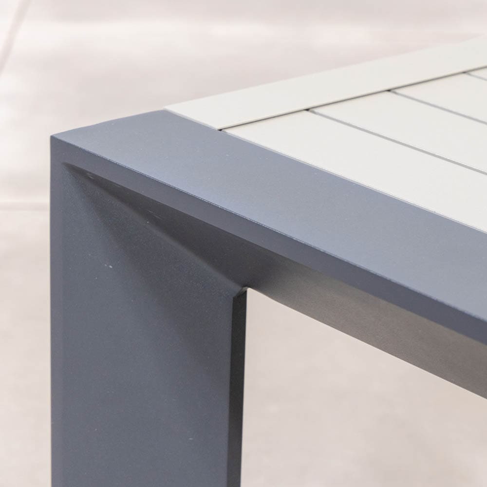 Palermo Aluminium Side Table Charcoal