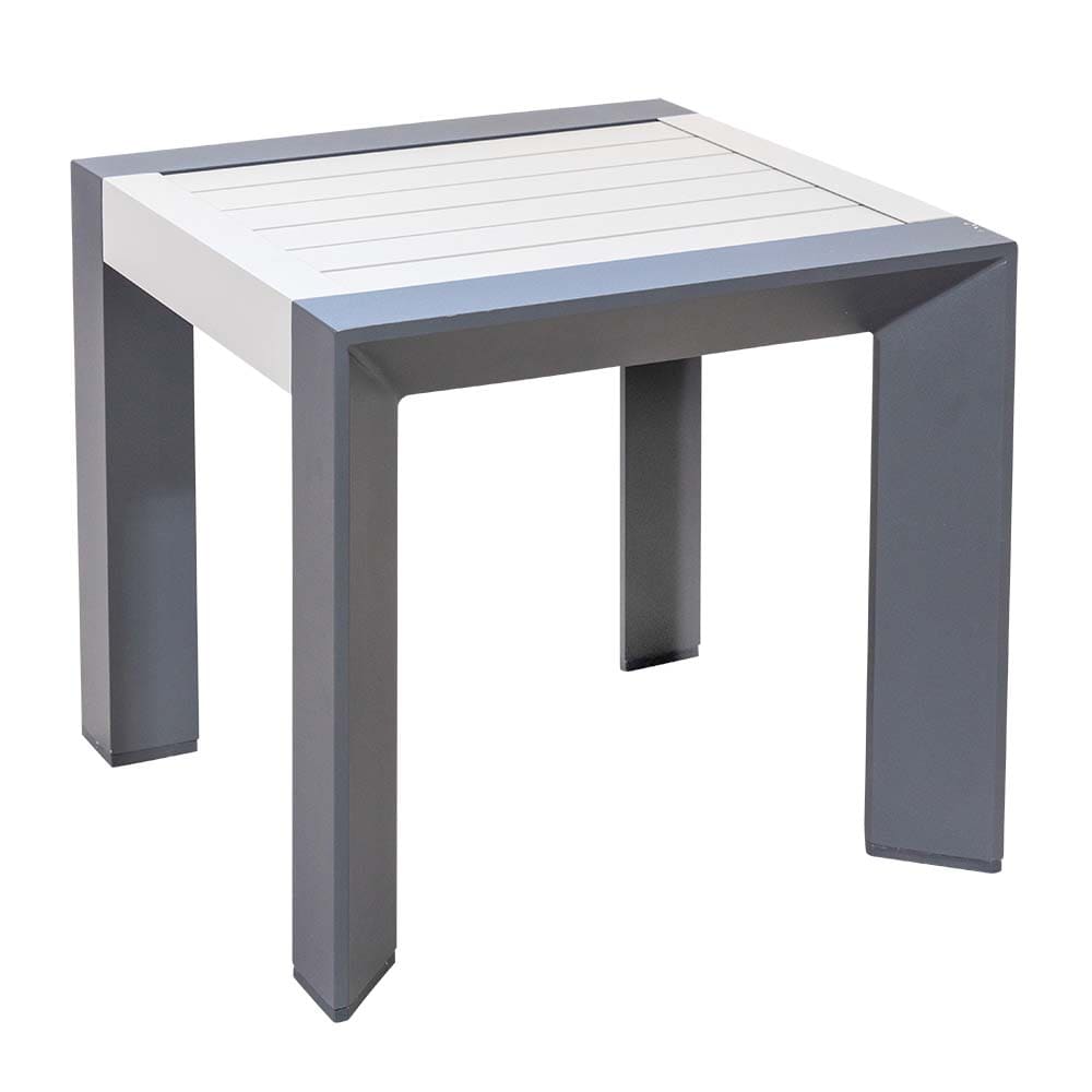 Palermo Aluminium Side Table Charcoal