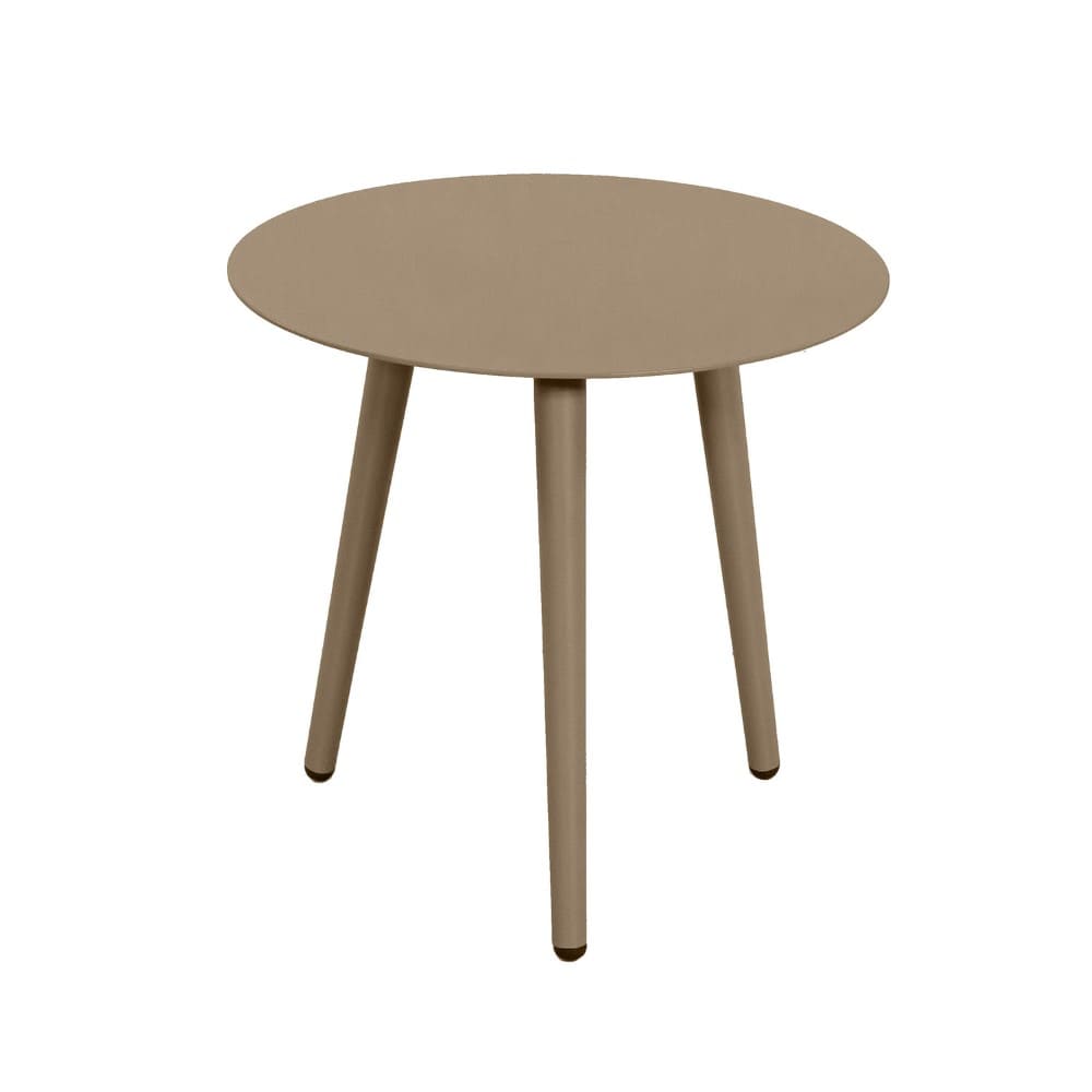 Quin 41cm Round Side table Taupe