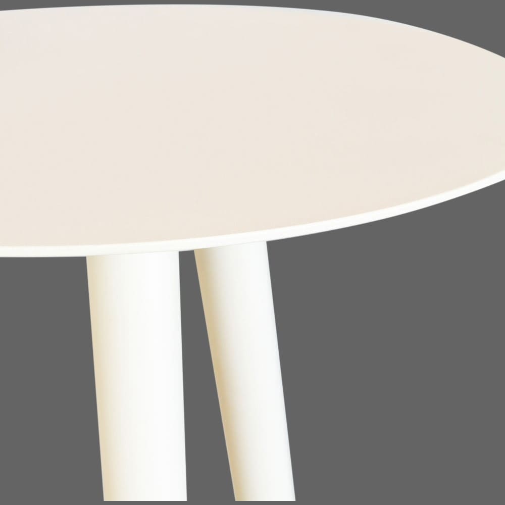 Quin 64cm Round Side table Taupe Outdoor
