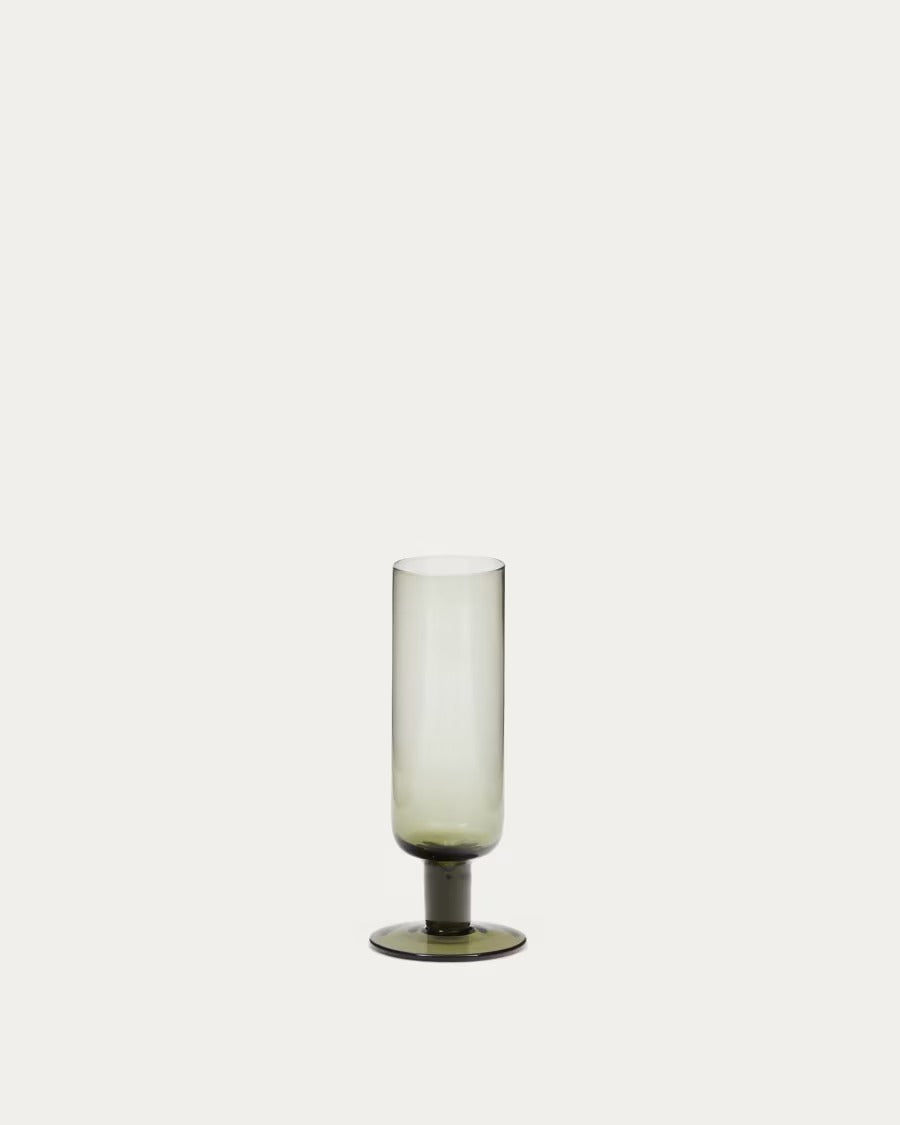 Sauky Green Tall Wine Glass, xx cl