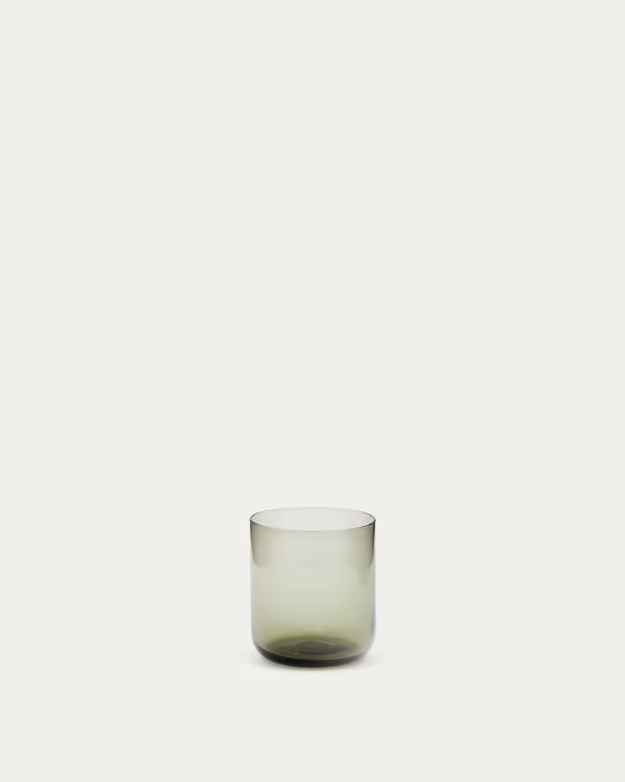 Sauky Green Glass Cup