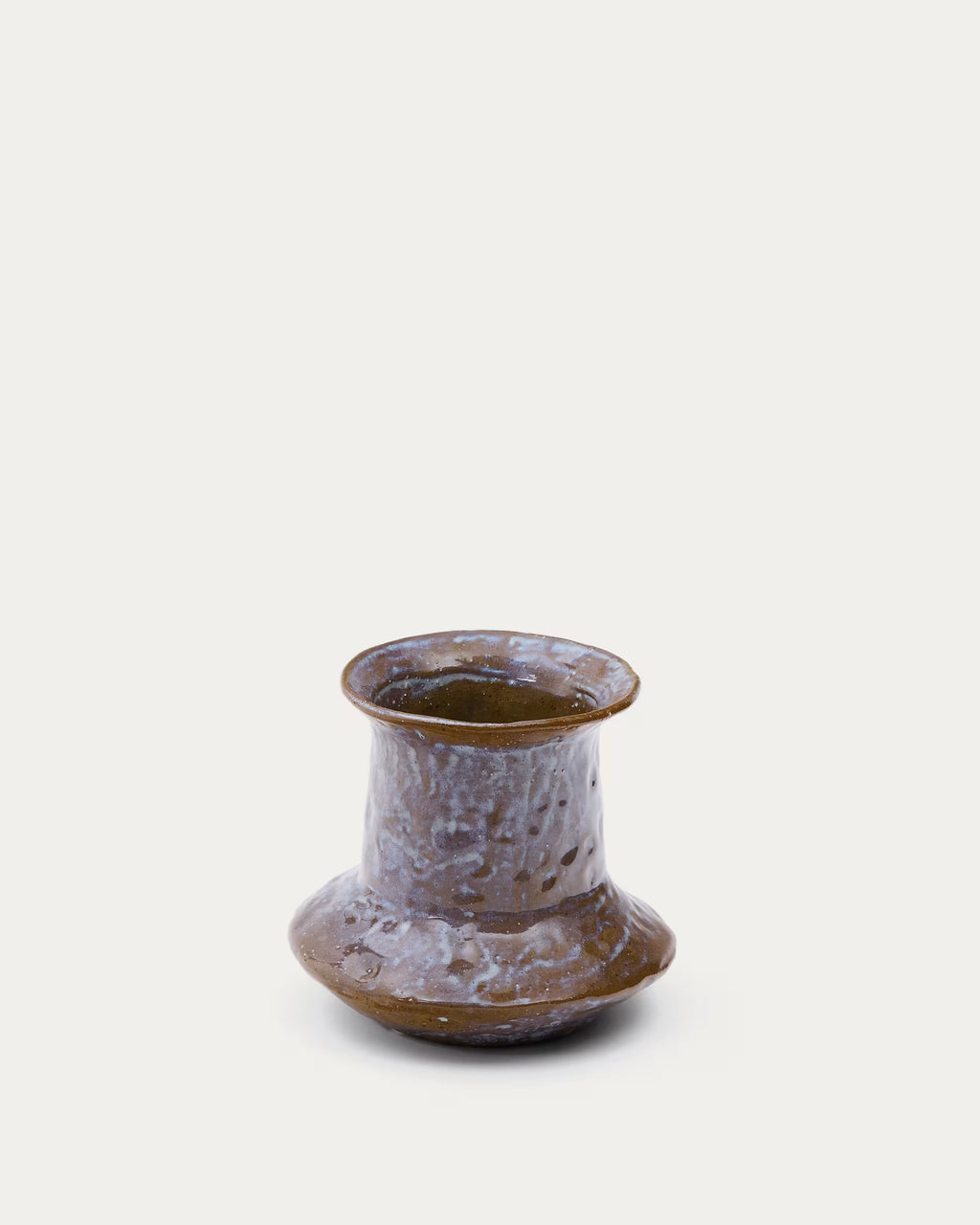Olaris brown ceramic vase