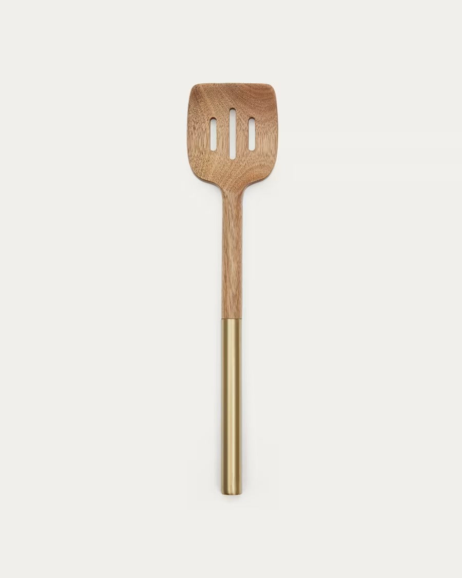 Sataya Holed Spatula made from FSC 100% acacia wood