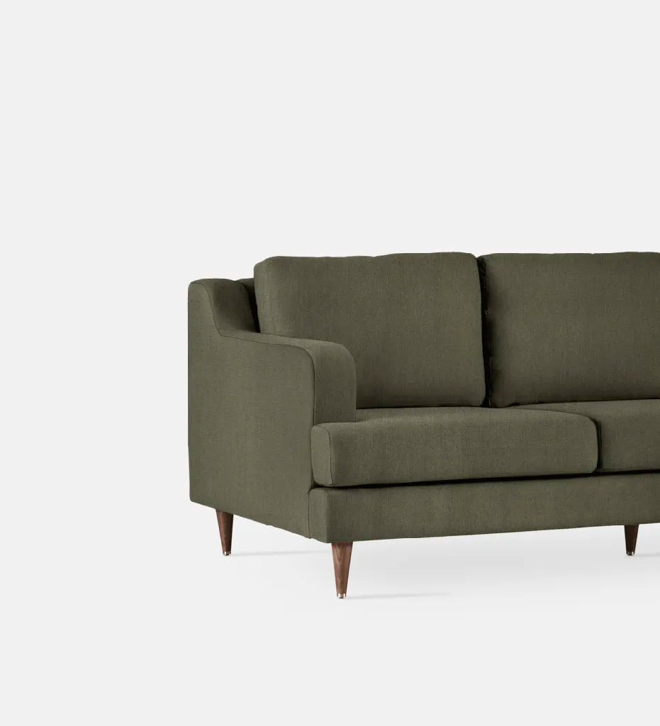 Rococo Fully Upholstered 3 Seater - Fabric Mae Forest