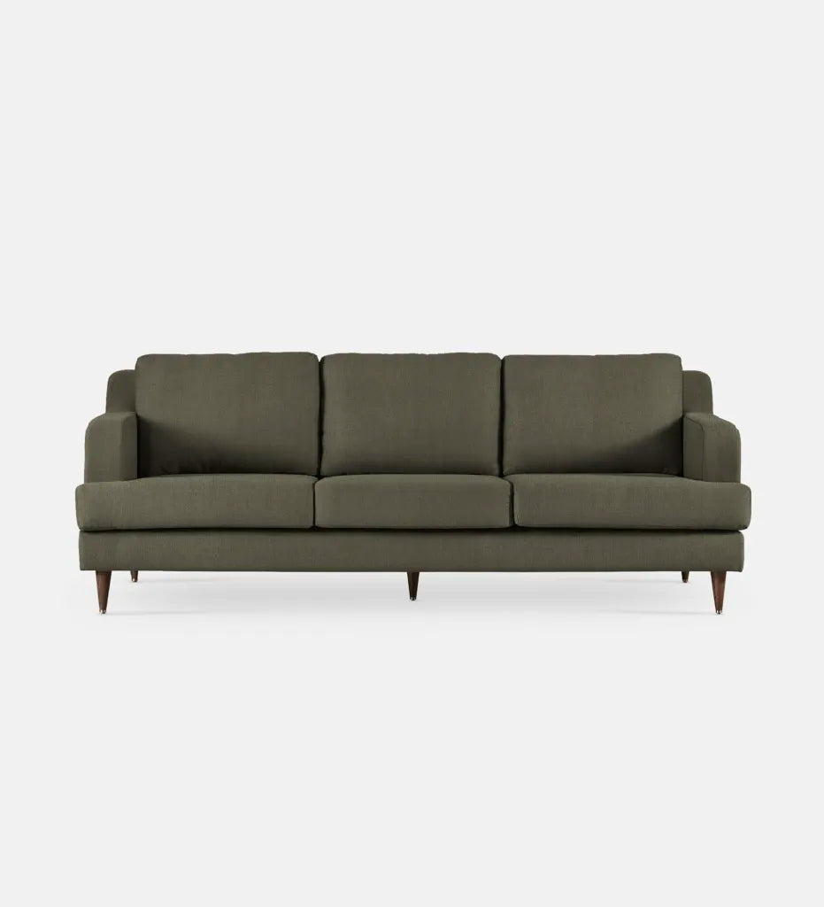 Rococo Fully Upholstered 3 Seater - Fabric Mae Forest