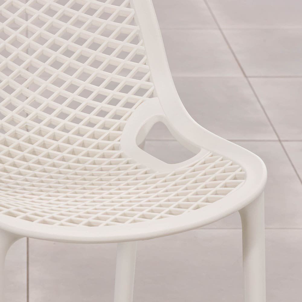 Ruby Stool in White