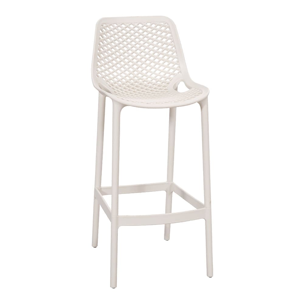 Ruby Stool in White