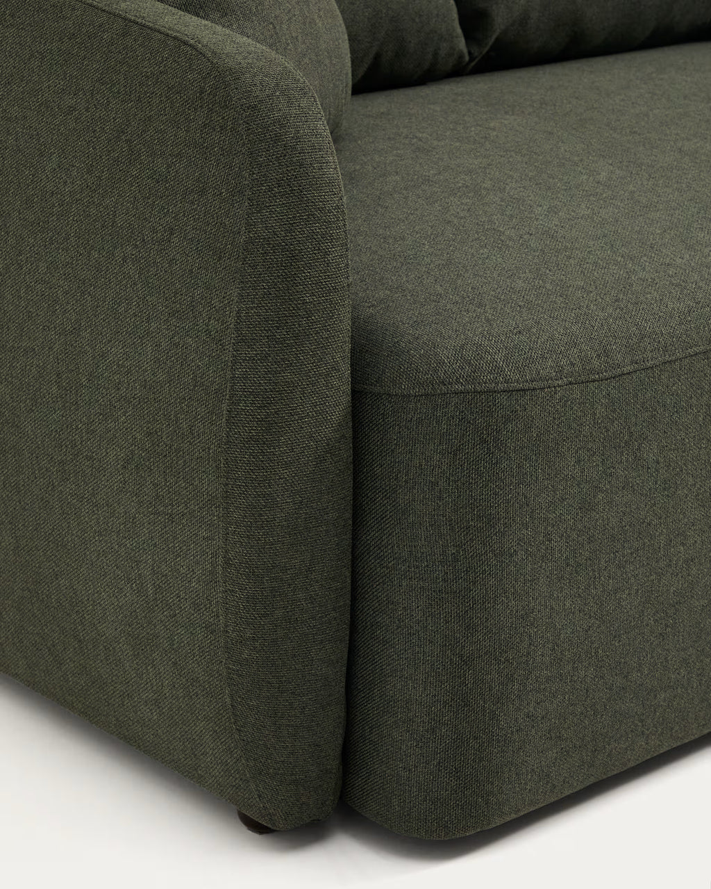 Laira 3-Seater Sofa Bed in Dark Green.
