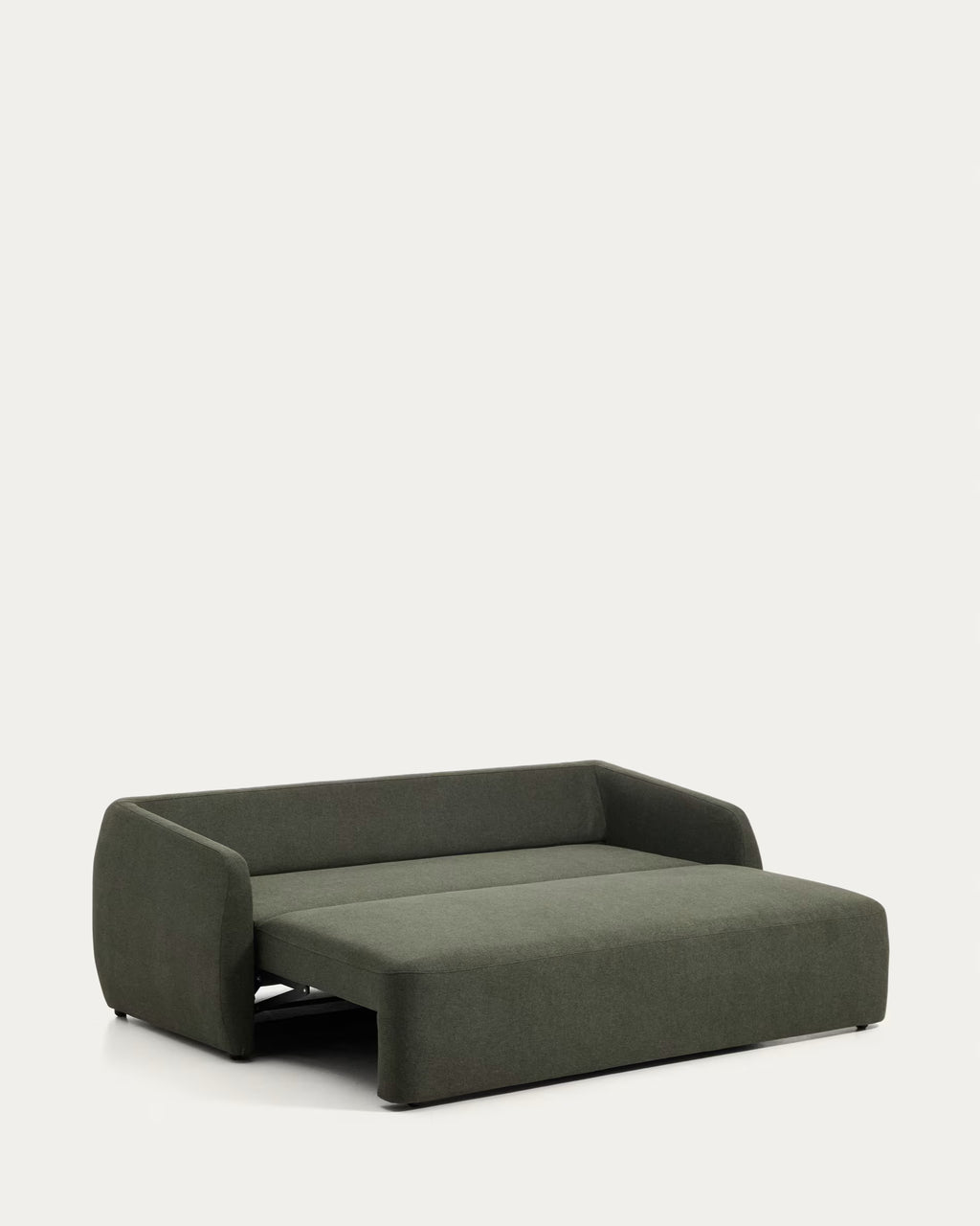 Laira 3-Seater Sofa Bed in Dark Green.