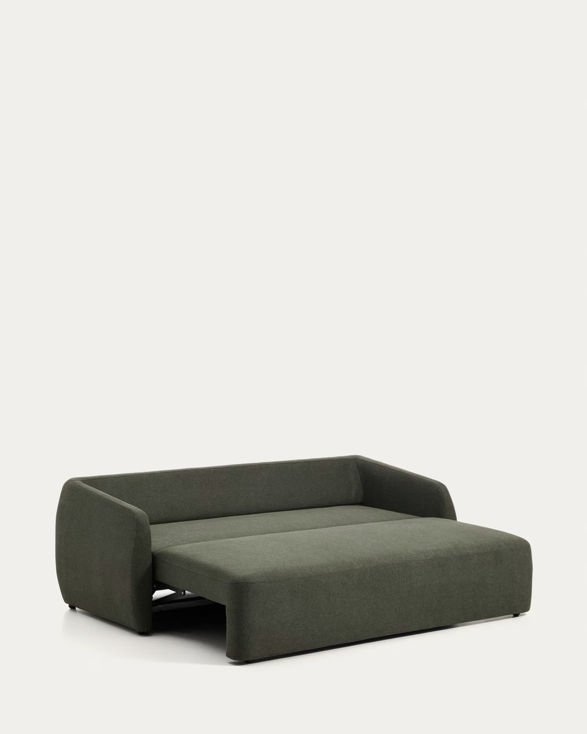 Laira 3-Seater Sofa Bed in Dark Green.
