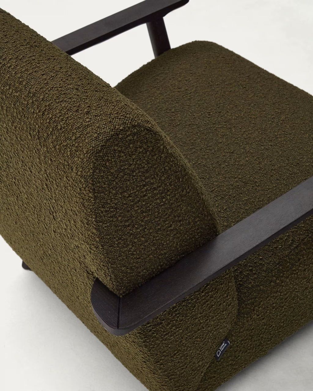 Meghan Armchair in Green Bouclé