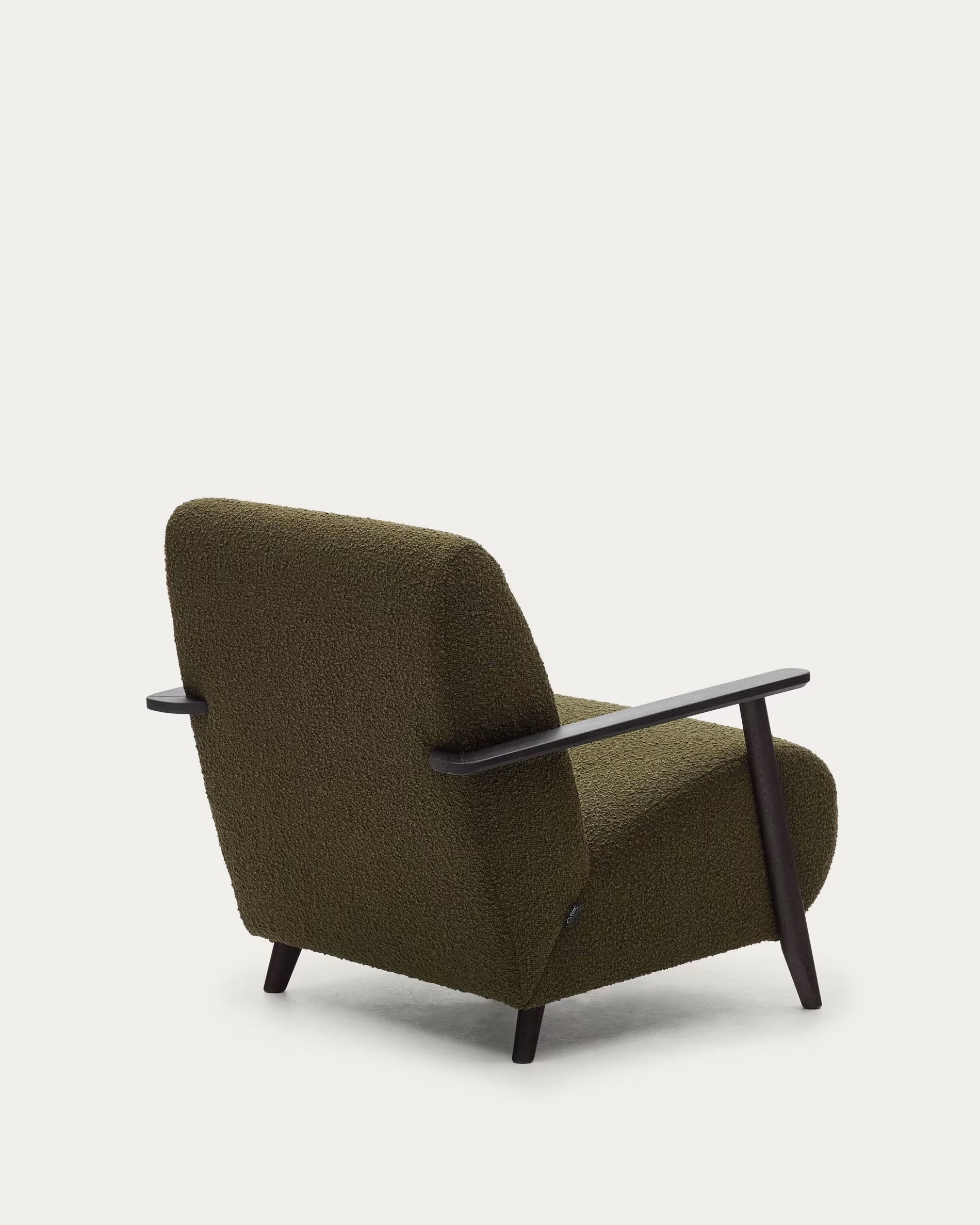 Meghan Armchair in Green Bouclé