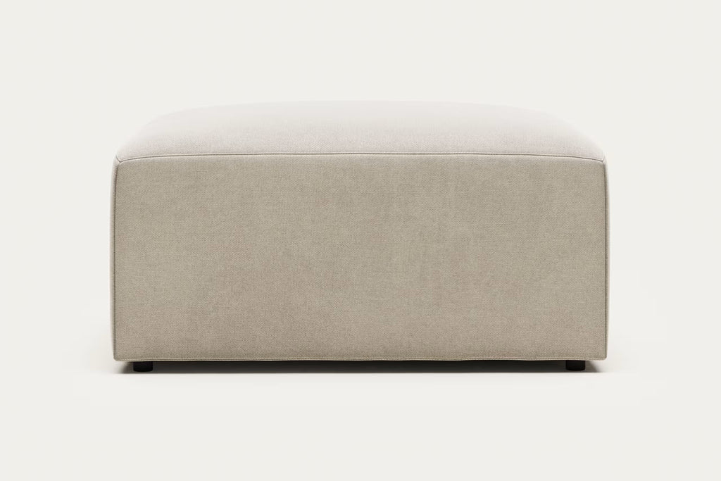 Blok Footstool in Beige, 90x74 cm FSC Mix Credit