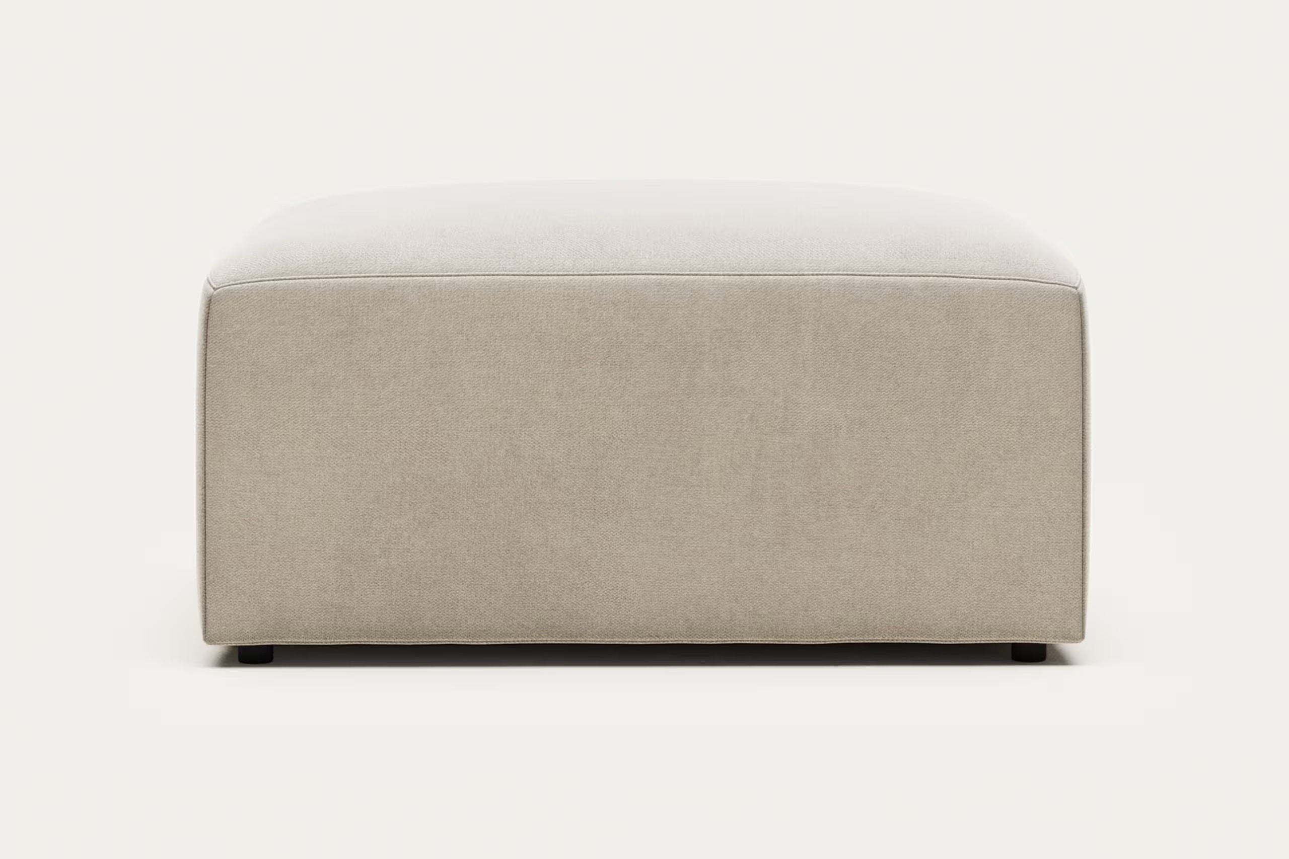 Blok Footstool in Beige, 90x74 cm FSC Mix Credit