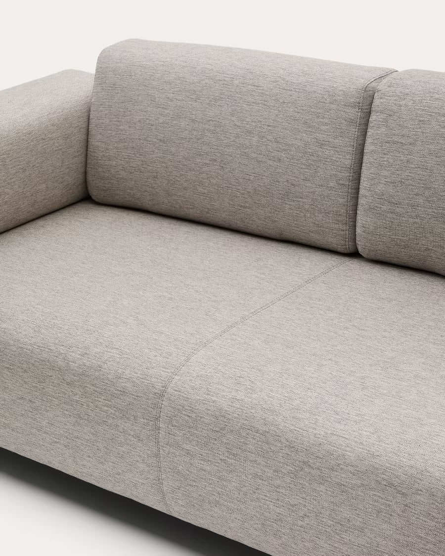 Compo 3 Seater Sofa in Beige-Grey 232 cm