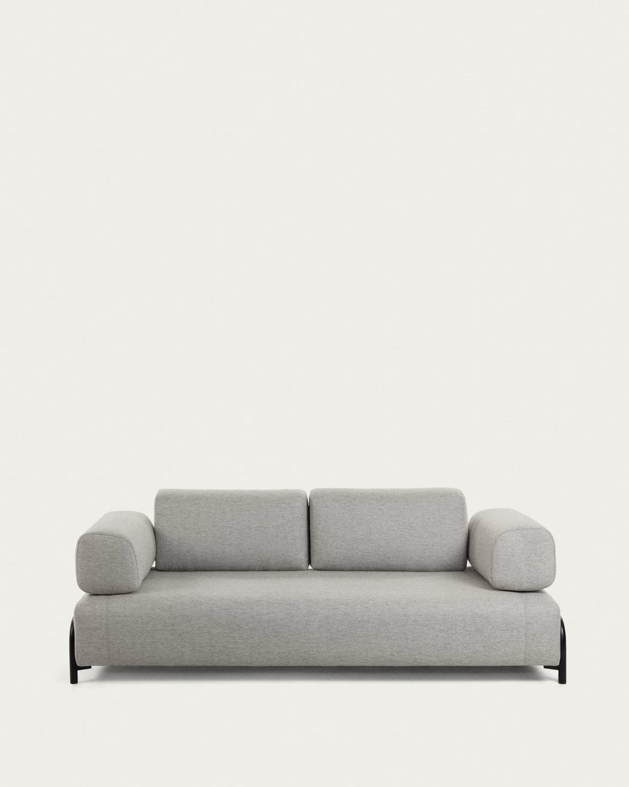 Compo 3 Seater Sofa in light grey, 232cm