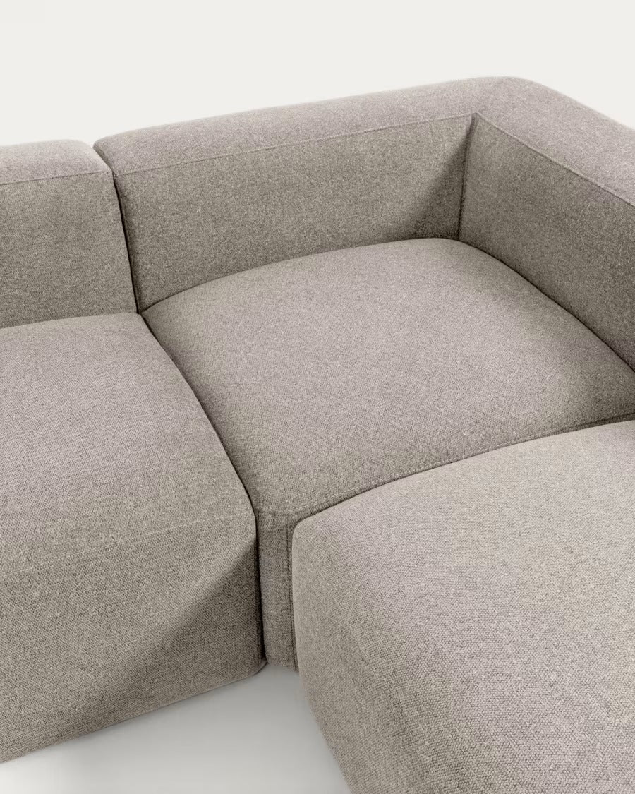 Blok 4 Seater Corner Sofa in beige, 290 x 290 cm