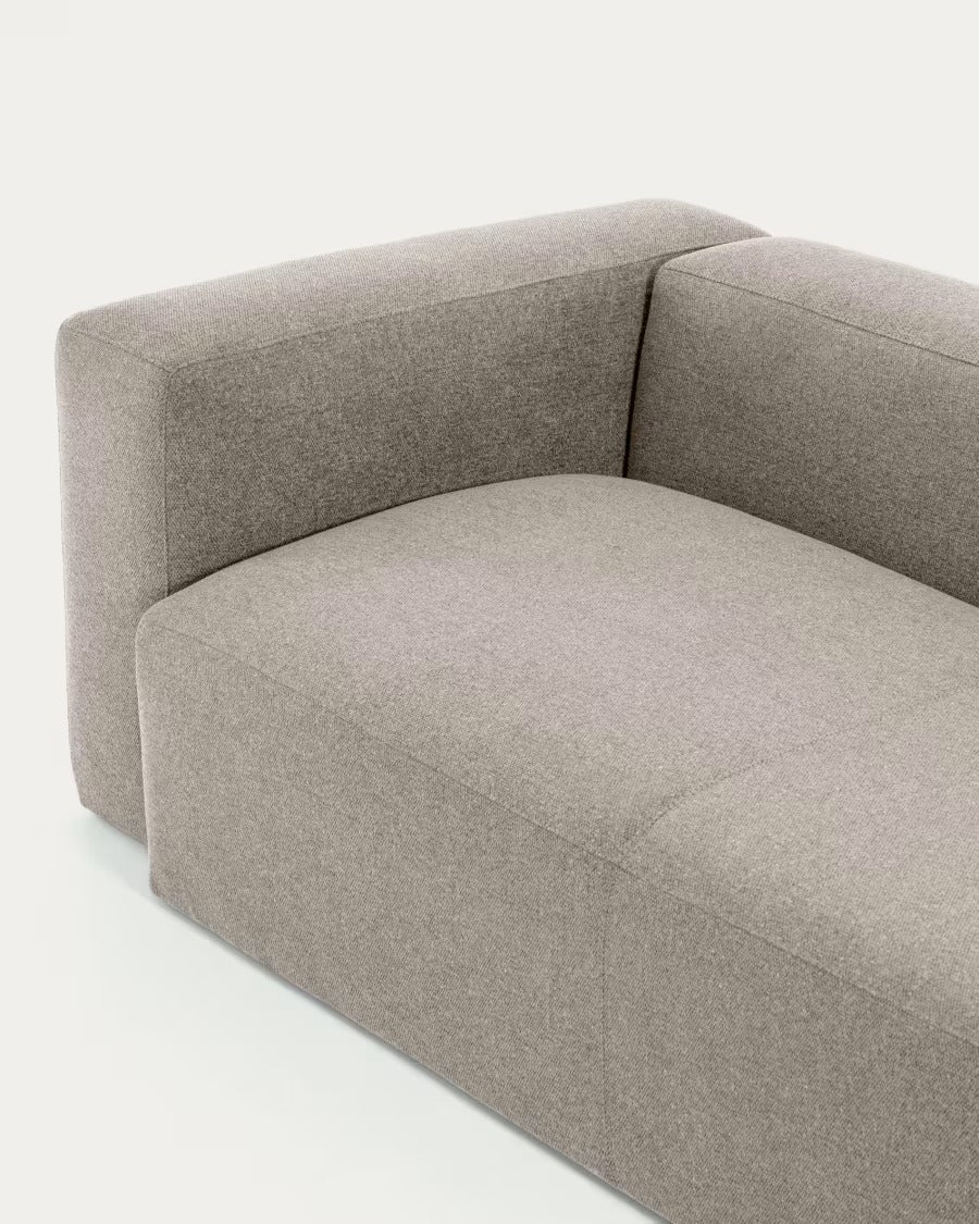 Blok 4 Seater Corner Sofa in beige, 290 x 290 cm