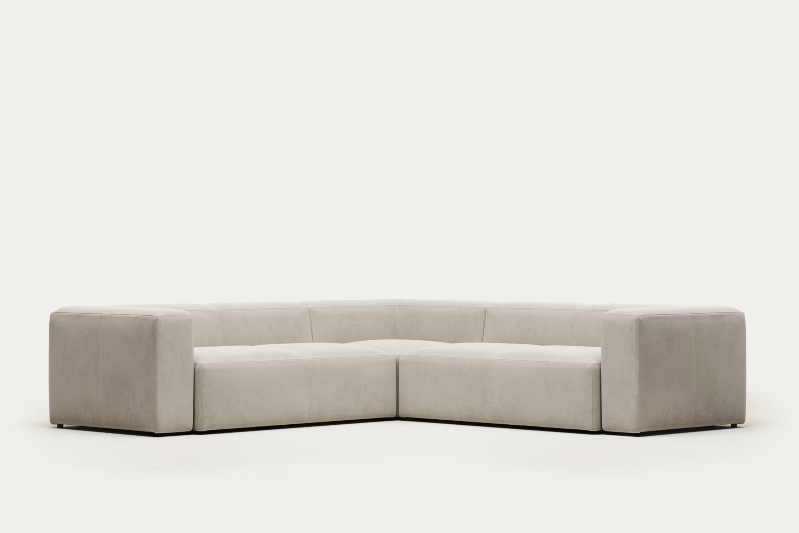 Blok 4 Seater Corner Sofa in beige, 290 x 290 cm