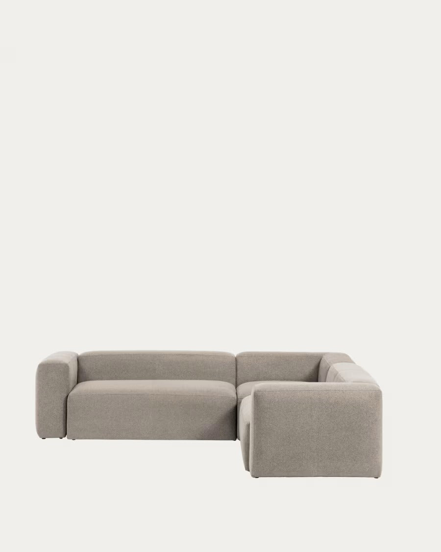 Blok 4 Seater Corner Sofa in beige, 290 x 290 cm