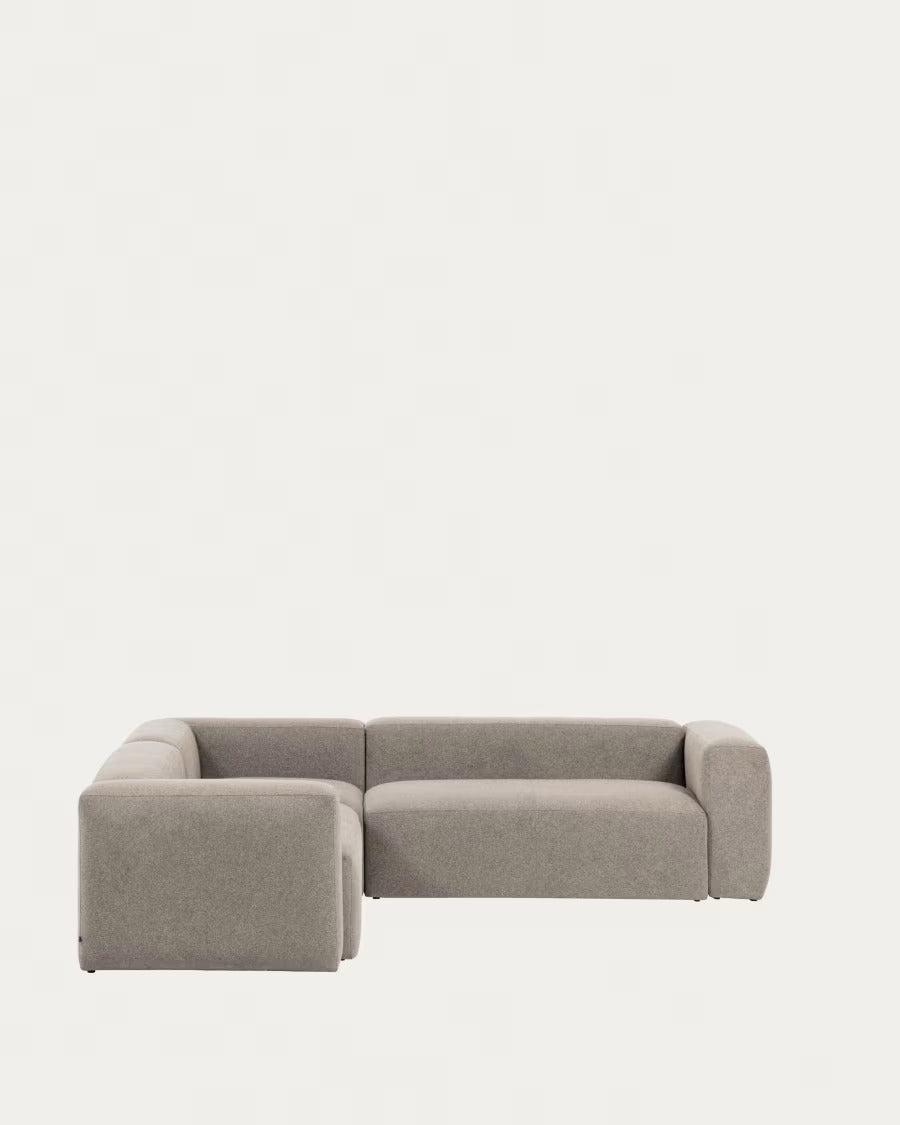 Blok 4 Seater Corner Sofa in beige, 290 x 290 cm