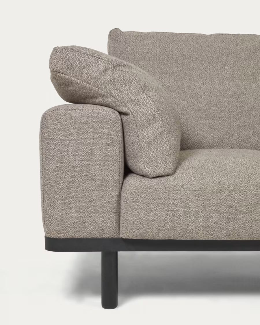 Noa 3 Seater Sofa with Cushions in Beige