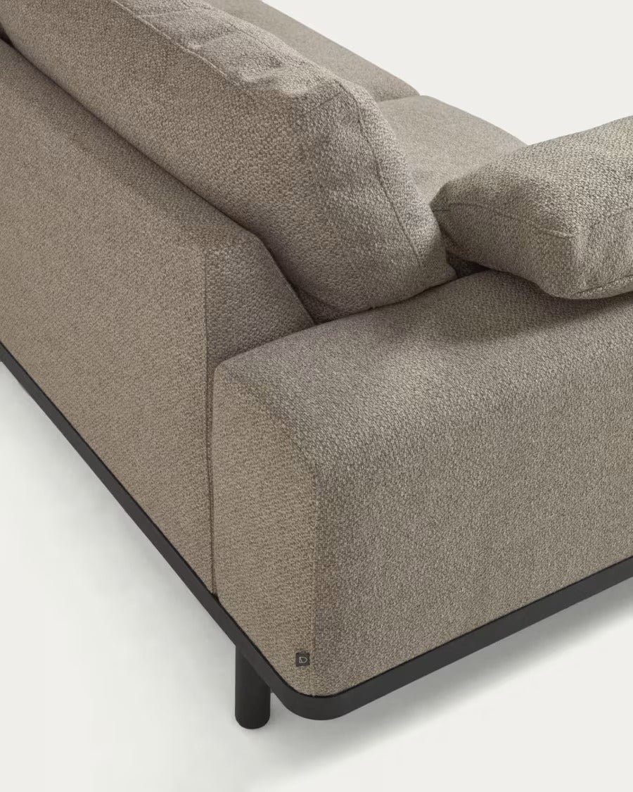 Noa 3 Seater Sofa with Cushions in Beige
