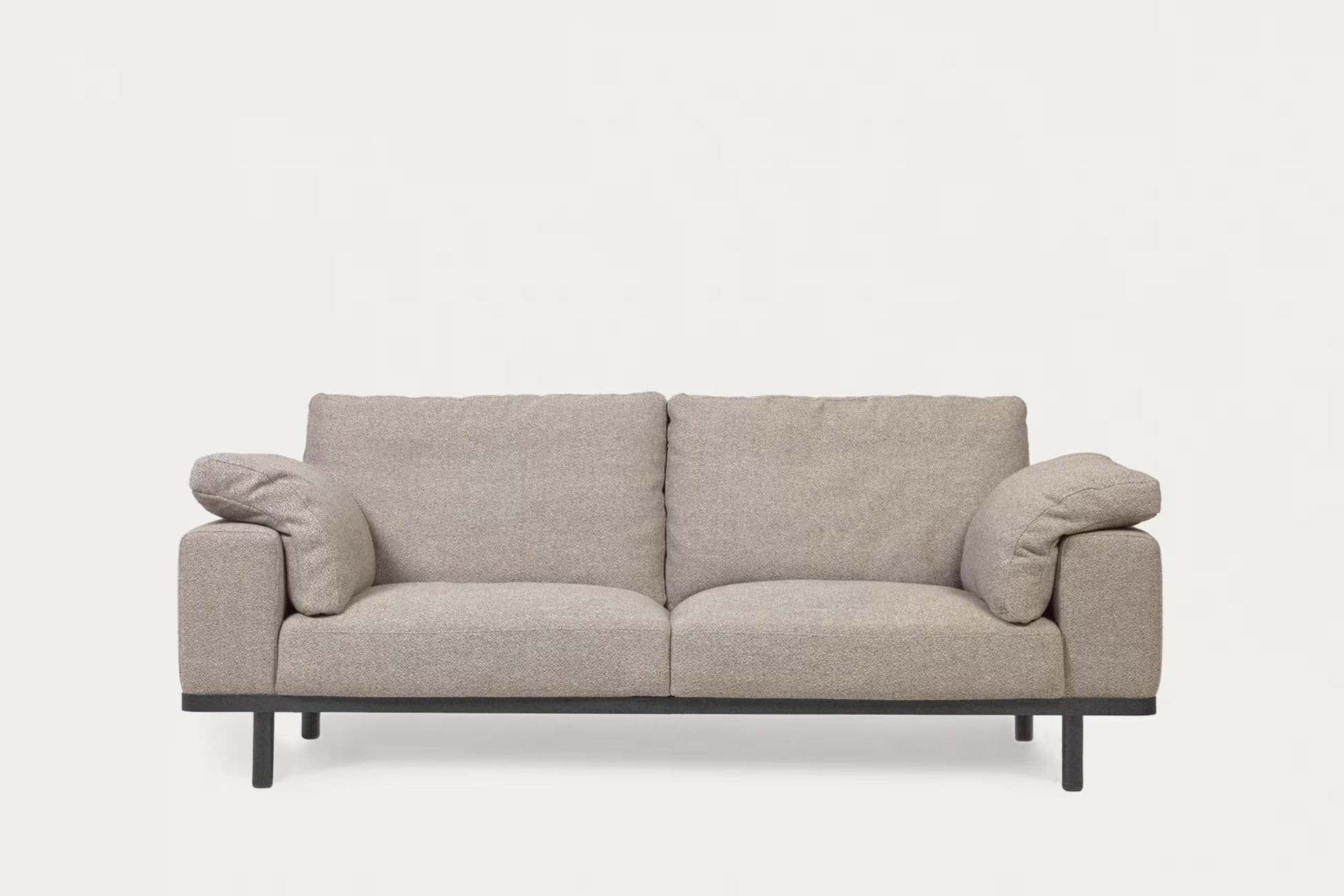 Noa 3 Seater Sofa with Cushions in Beige
