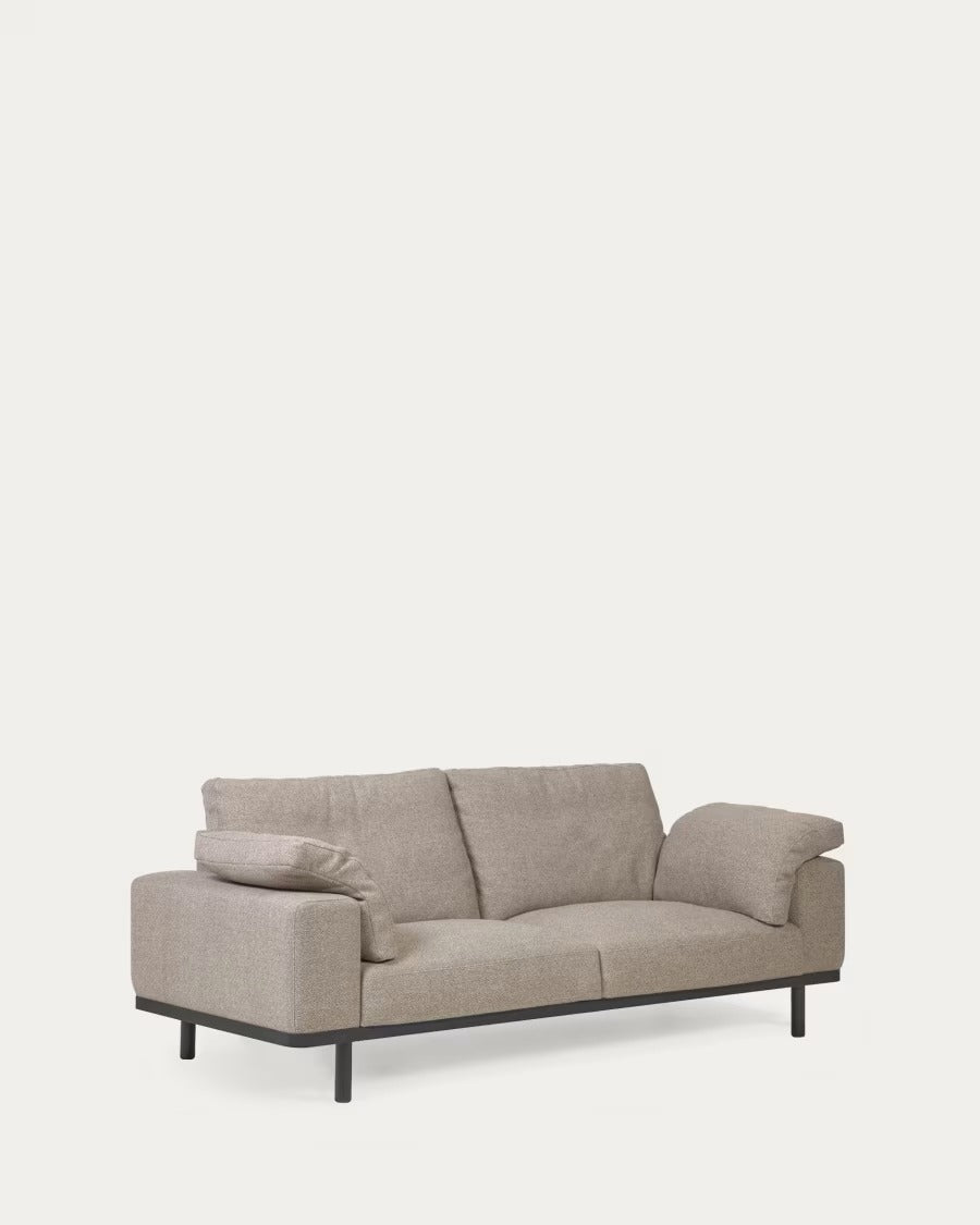 Noa 3 Seater Sofa with Cushions in Beige