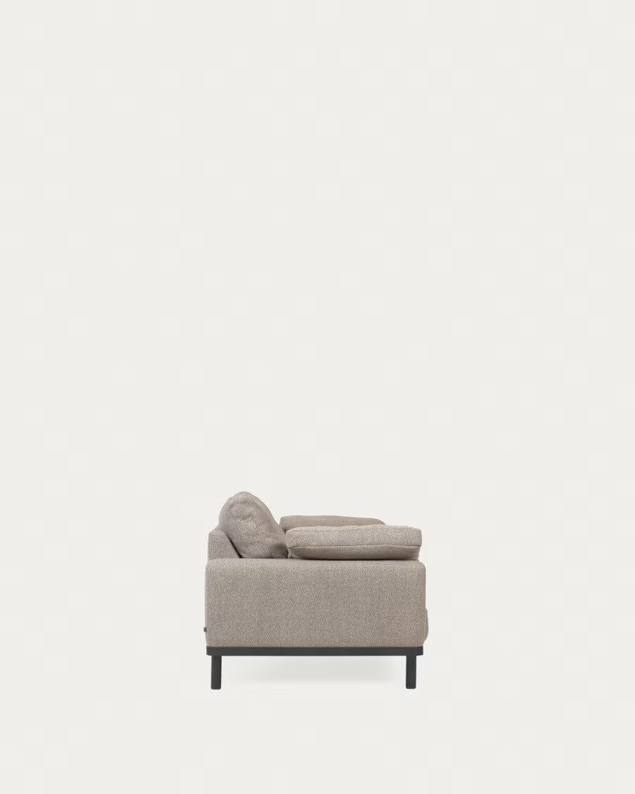 Noa 3 Seater Sofa with Cushions in Beige