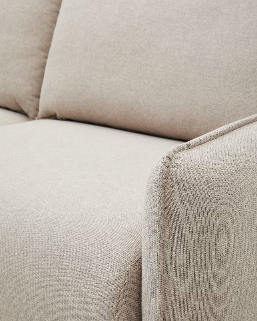 Carlota 3-Seater Sofa in Beige 213cm