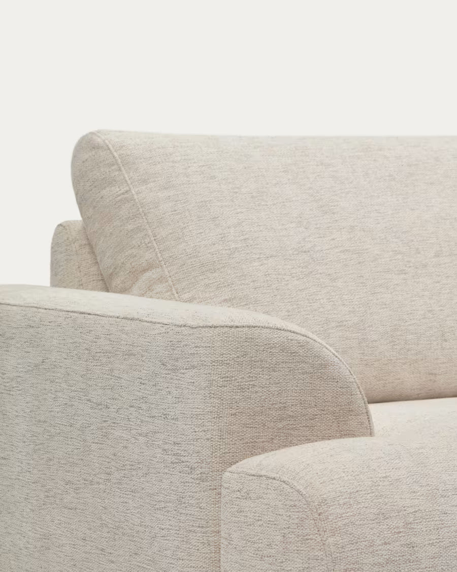 Karin 2-Seater Sofa in Beige Chenille.