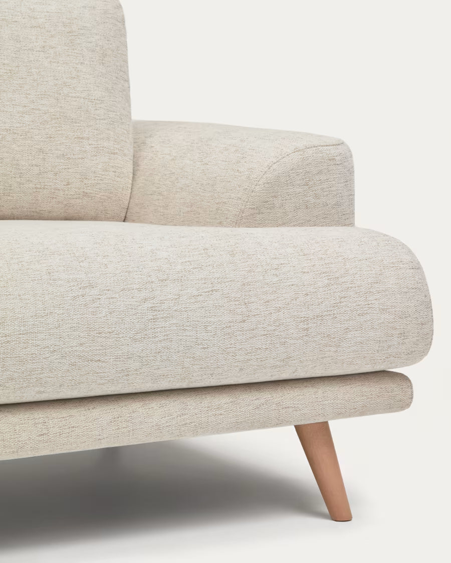 Karin 2-Seater Sofa in Beige Chenille.