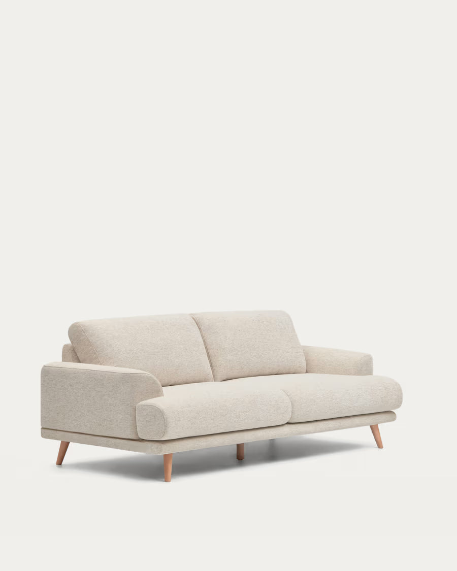 Karin 2-Seater Sofa in Beige Chenille.