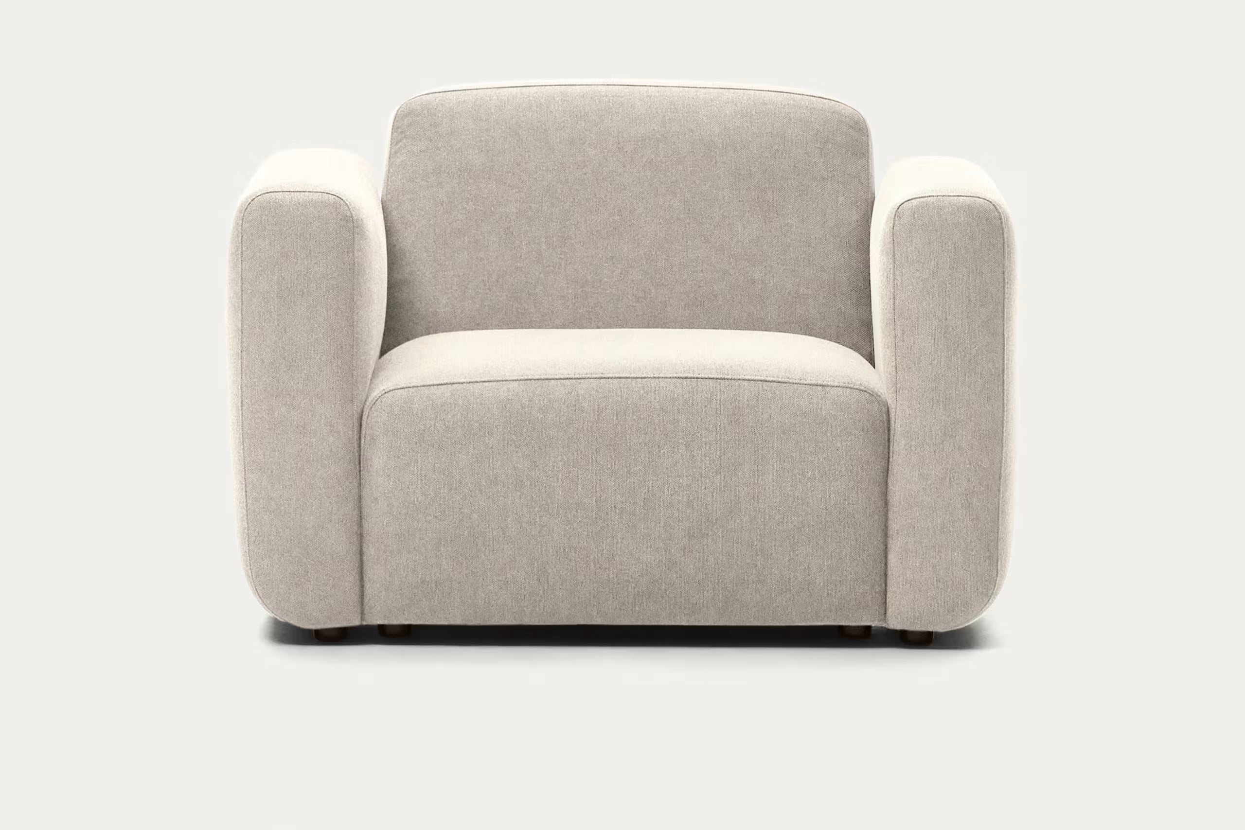 Neom modular armchair in beige FSC Mix Credit