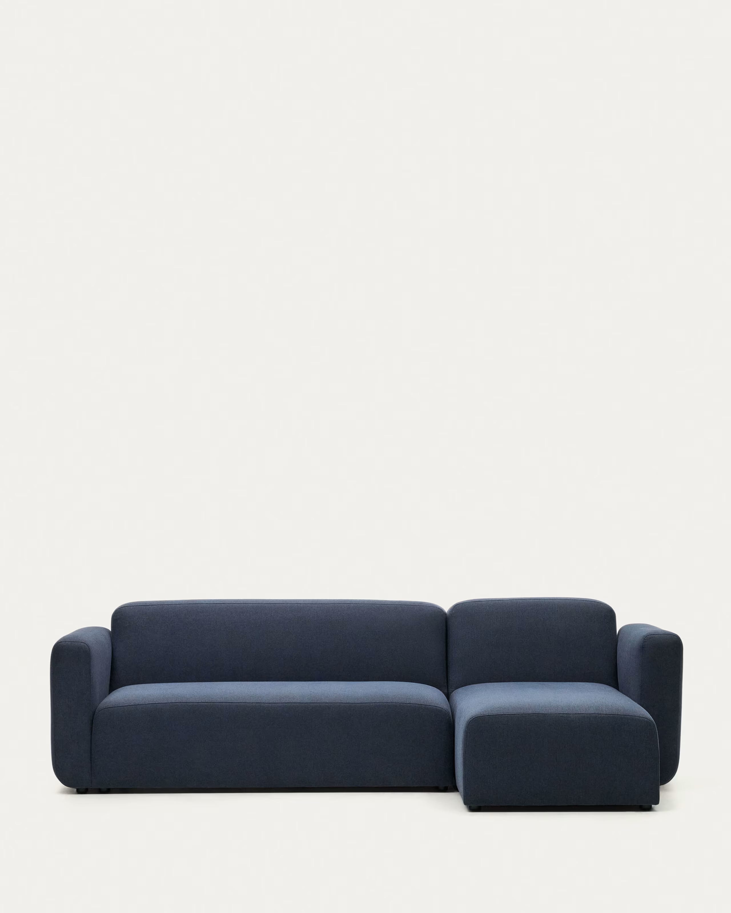 Neom 3 Seater Sofa right/left chaise in blue.