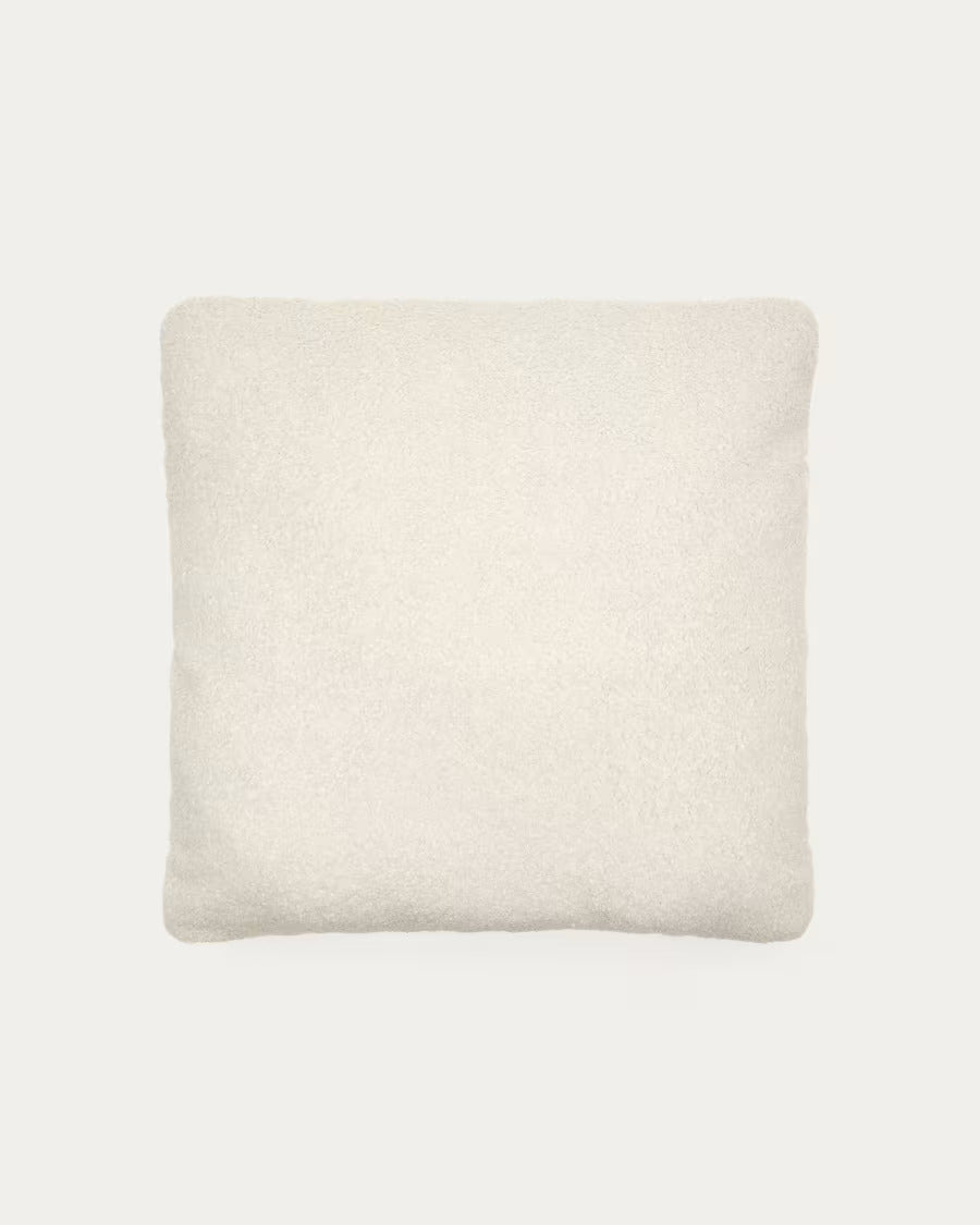 Martina ecru bouclé cushion 52 x 52cm