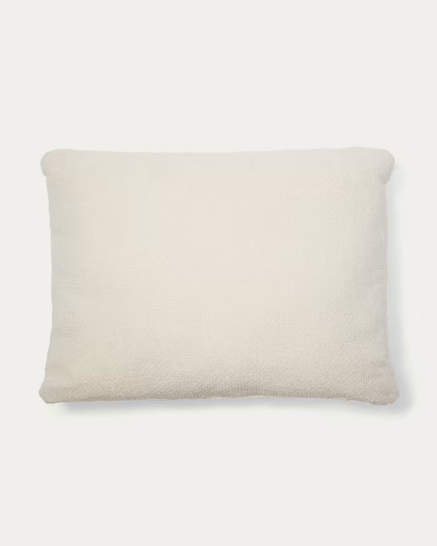 Martina ecru chenille cushion