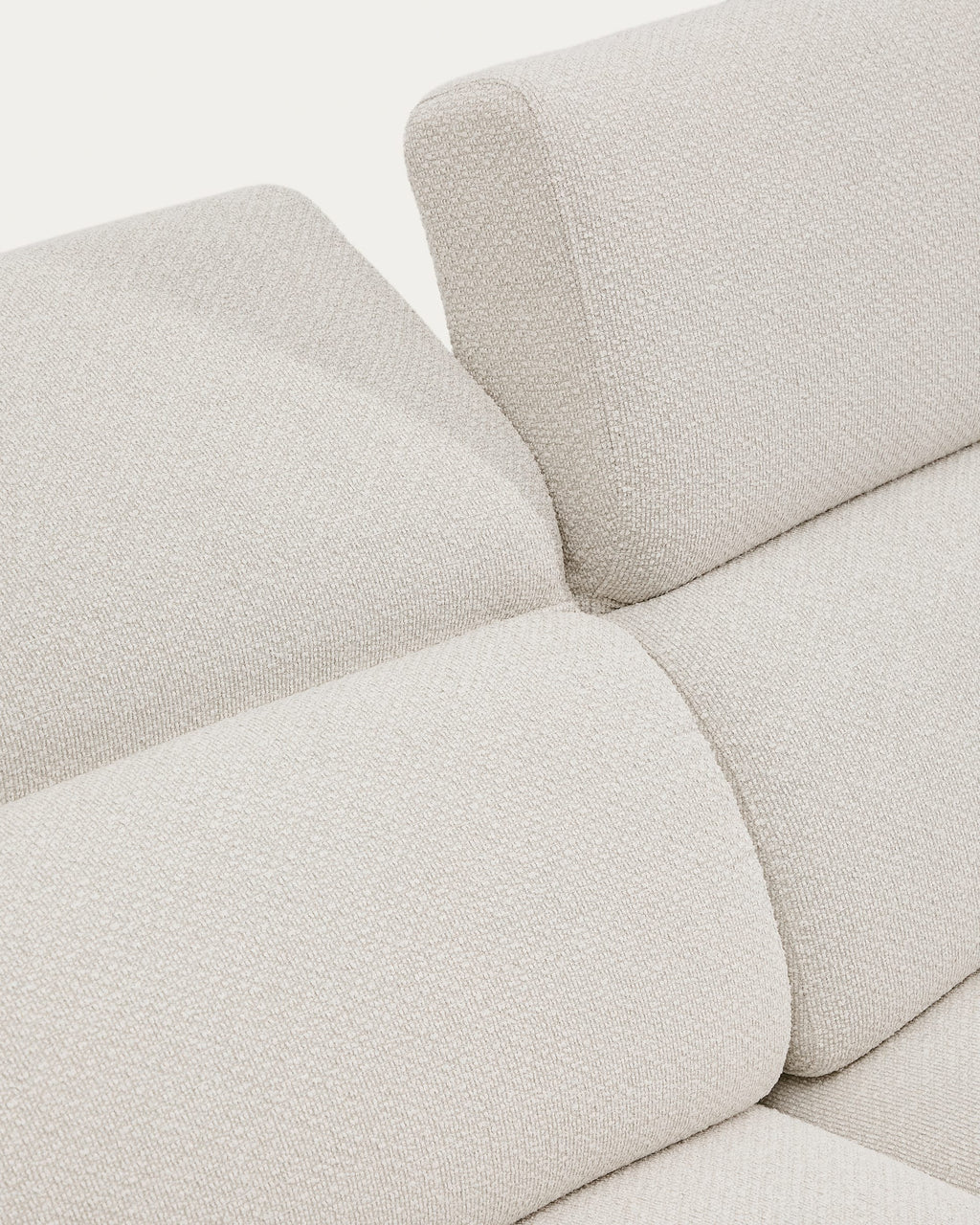 Aurum 2-seater Sofa in Ecru Chenille 214cm